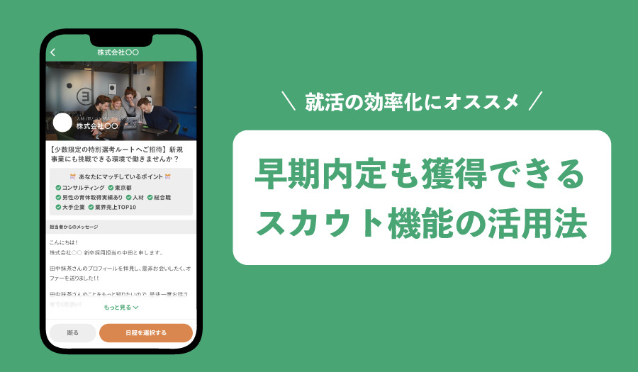 Matcherのスカウト機能を説明した記事のイメージ