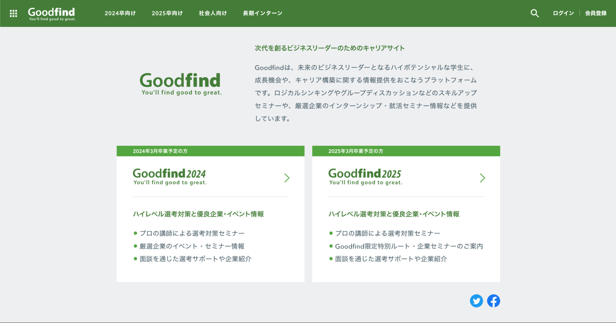 Goodfindのサービス紹介画像