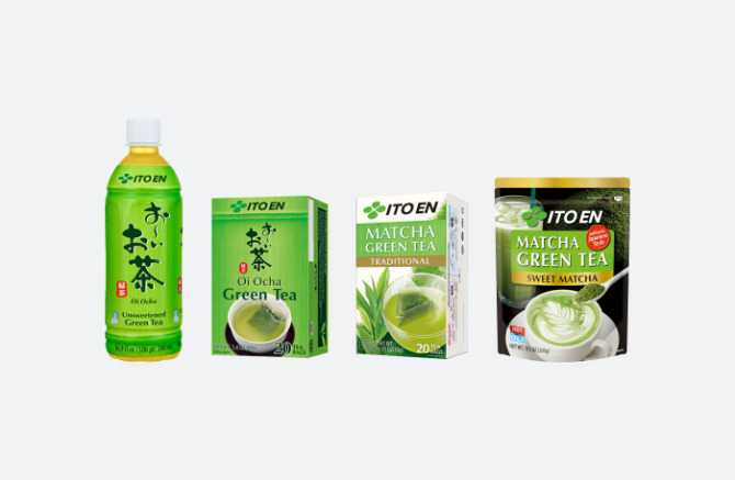伊藤園の海外向け商品。